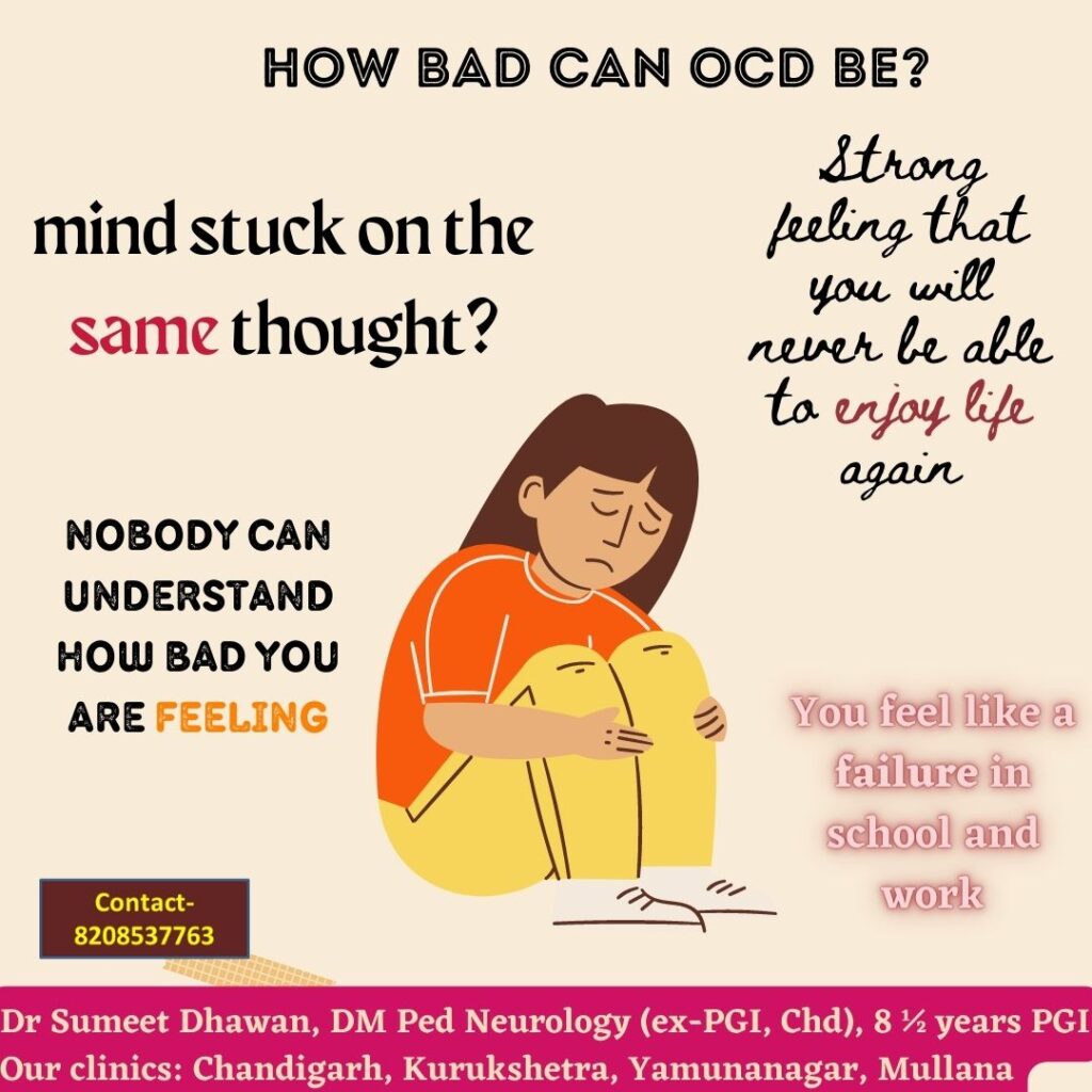 young child ocd sign of trauma