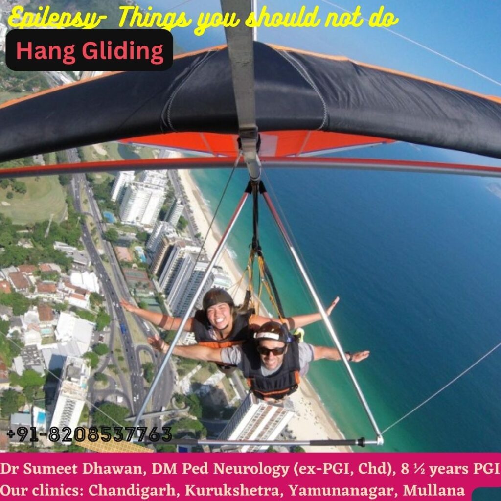 hang gliding and epilepsy